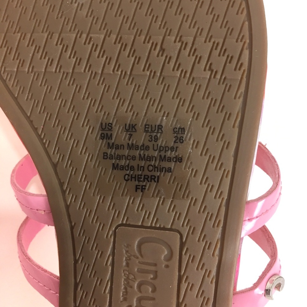 Circus by Sam Edelman Pink Cherri Sandals Sz 9 NEW - Picture 8 of 9
